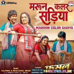 Maroon Colour Sadiya